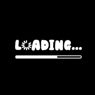 Minimalist Hand Drawn Loading Progress Bar Graphic 스톡 일러스트