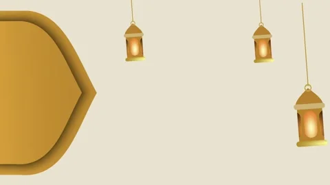 Minimalist Hanging Lanterns Stock Footage 335622607