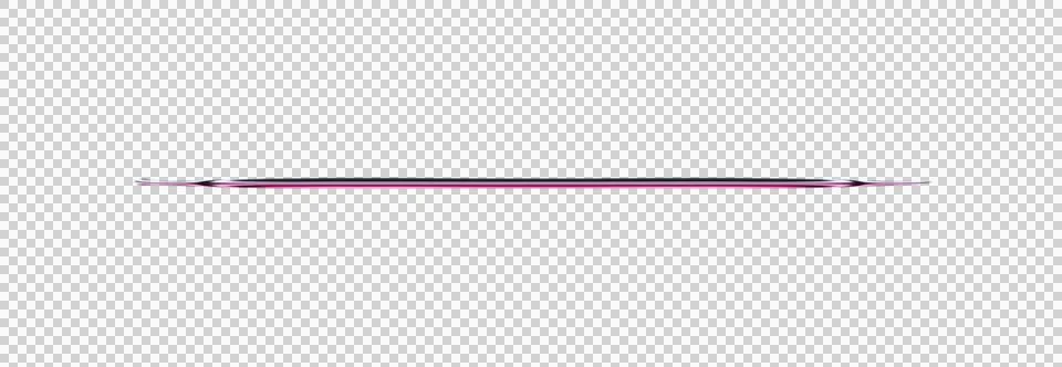 Minimalist horizontal line with gradient from black to pink transparent Stock Illustration