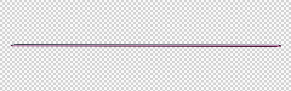 Minimalist horizontal line with gradient from red to purple on white background Stock Illustration