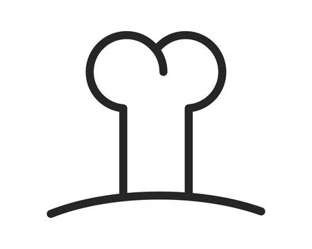 Minimalist icon of a stylized tree with a rounded crown. Symbolizes nature,.. Illustrazione stock