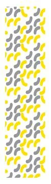 A minimalist illustration featuring abstract pattern with curved bean shapes, Stock Illustration