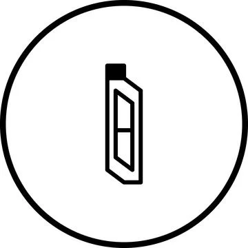 Minimalist Illustration of a Modern Window Design with Circular Border Aest.. Ilustración de archivo