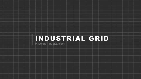 Minimalist Industrial Grid Background Overlay | Blueprint Tech Design Screen Stock Footage 336805041