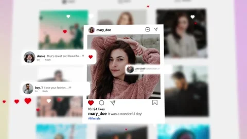 Minimalist Instagram Profile Promo Stock After Effects