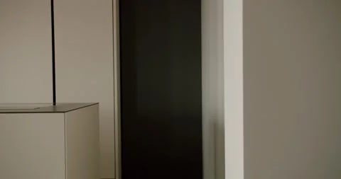 Minimalist Interior Design with Shadows and Clean Lines Stock Footage 344856236