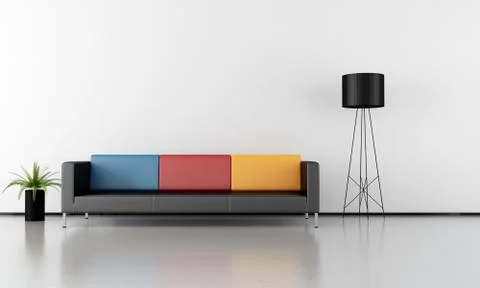 Minimalist interior Stock Illustration