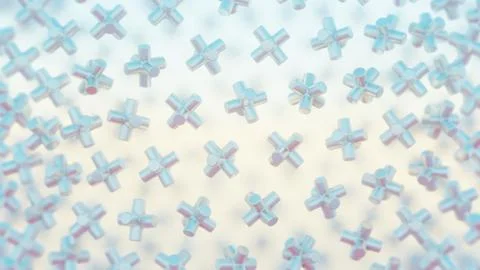 Minimalist interpretation of interconnected blocks symbolizing blockchain... Stock Illustration