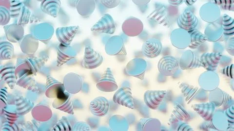 Minimalist interpretation of interconnected blocks symbolizing blockchain... イラスト素材