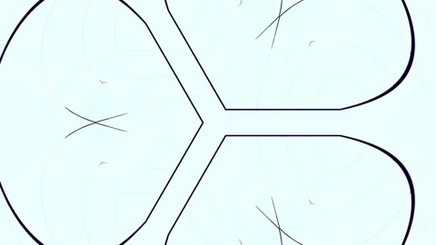Minimalist Intersecting Geometric Abstract Pattern Background Layout for In.. Stock Footage 337707522