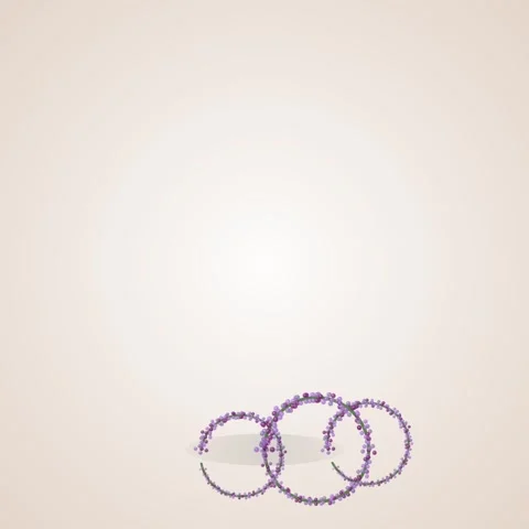 Minimalist Lavender Sprigs on Beige Background, Delicate Floral Design Stock Footage 346284071