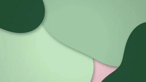 Minimalist layered fluid shapes seamless loop motion background Video stock 344318915