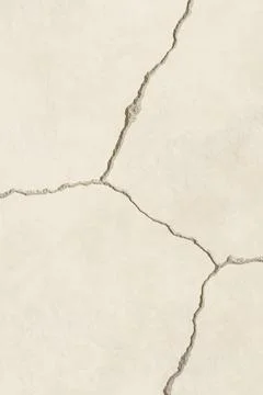 Minimalist light beige plaster wall with organic large cracks and soft weathered Stock Illustration