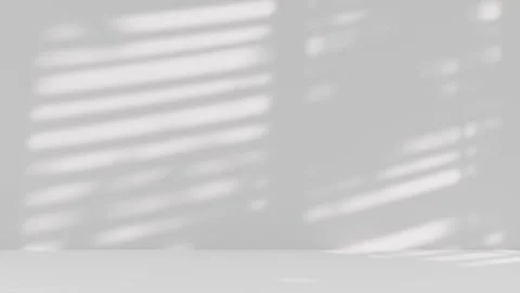 Minimalist Light: Blinds Shadow Play Stock Footage 339274915