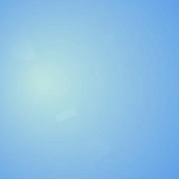 Minimalist light blue background with soft bokeh effects and subtle lens fl.. Stock Illustration