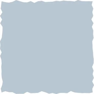 Minimalist Light Blue Square Icon with Rough Edges on a Plain White Backgroun 스톡 일러스트