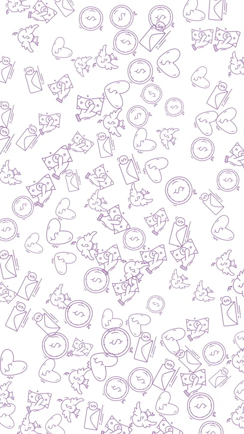Minimalist light lavender dots and shapes creating abstract digital pattern.. Stock-Footage 337282668