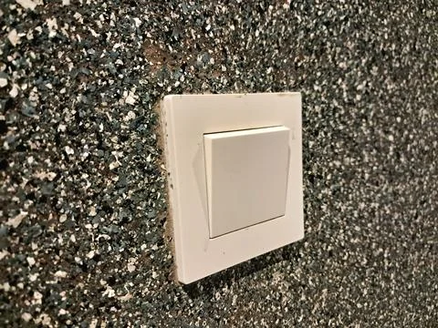 Minimalist light switch Stock Photos