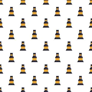 Minimalist lighthouses creating a seamless pattern background 스톡 일러스트