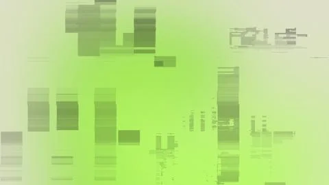 Minimalist lime green gradient background featuring subtle digital glitch d.. Stockillustratie