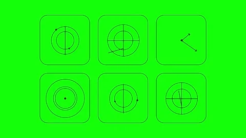 Minimalist line icons 스톡 동영상 340526284