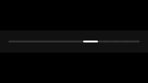Minimalist loading bar animation with a glowing white progress indicator mo.. Stock Footage 346432066