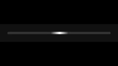 Minimalist loading bar animation with a smooth glowing white light moving b.. Stock Footage 346436870
