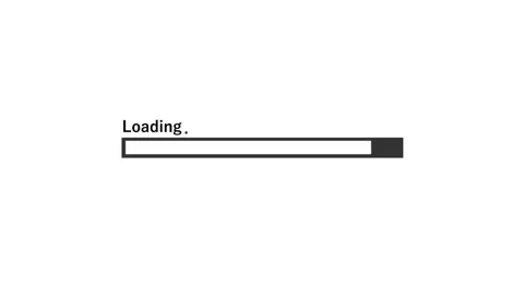Minimalist loading progress bar animation digital interface web flat u i co.. Stock Footage 332334425