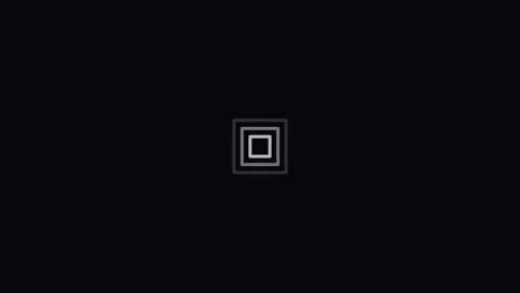 Minimalist Loading Screen With Concentric Squares 库存影片 342989795