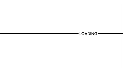Minimalist Loading Screen Text isolated ... | Stock Video | Pond5