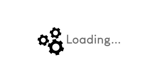 Minimalist Loading Screen Text isolated ... | Stock Video | Pond5