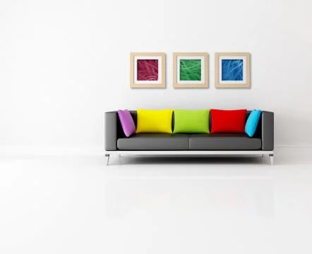Minimalist lounge Stock Illustration