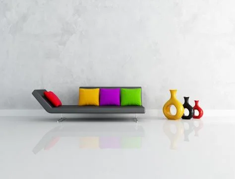 Minimalist lounge Stock Illustration