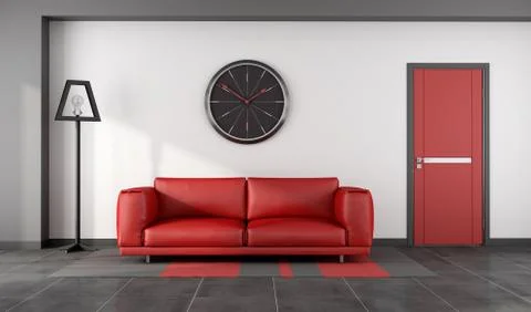 Minimalist lounge Stock Illustration