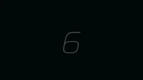 Minimalist lowercase letter g typography isolated on black background | Gra.. Stock Footage 342206621