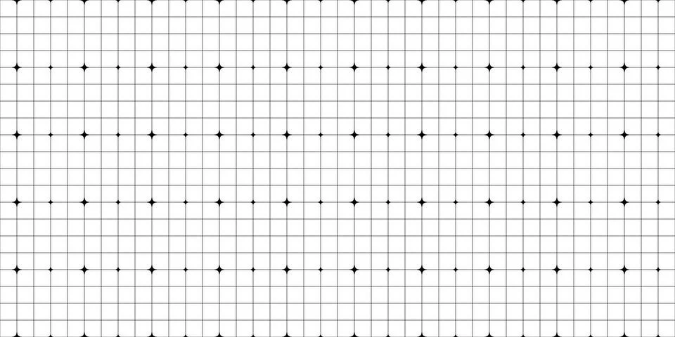 Minimalist math grid paper template for school education layout Stock Illustration