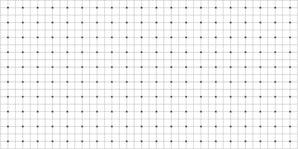 Minimalist math grid paper template for school education layout Stock Illustration