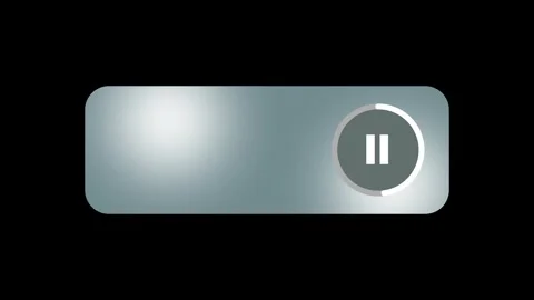 Minimalist Media Playback Button Stock Footage 334342293