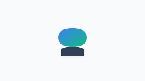 Minimalist Mediation Process Animation with Merging Speech Bubbles Mediator.. Видео 346130238