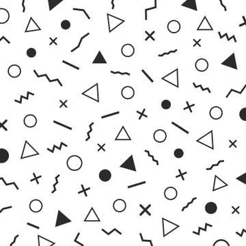 Minimalist memphis design background 스톡 일러스트