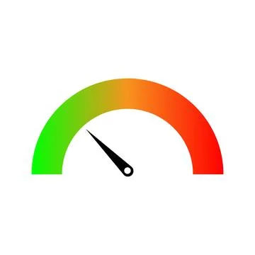 Minimalist Meter Icon Vector Stock-Illustration