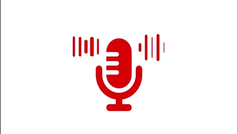 Minimalist Microphone Icon with Sound Waves, Voice Recording Microphone wit.. Stock Footage 310557637