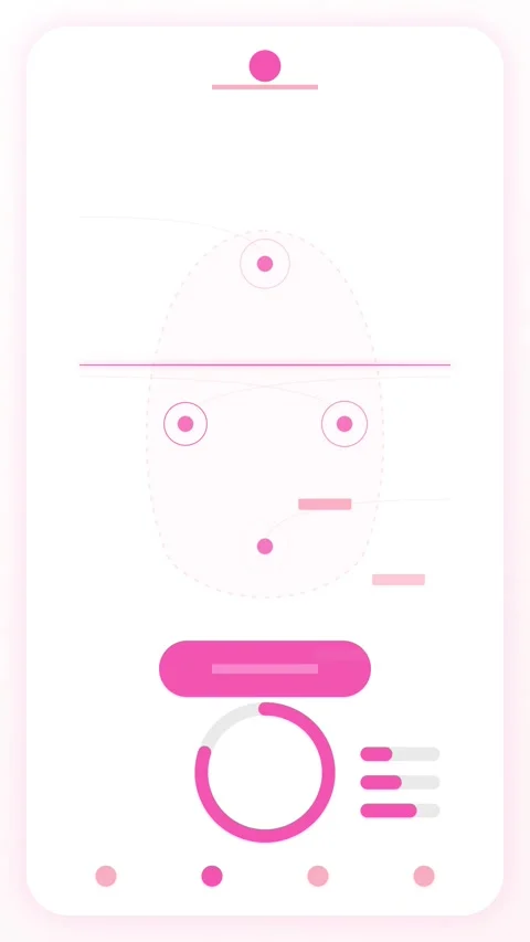 Minimalist Mobile App Interface Design Concept Animation Stock Footage 346202864