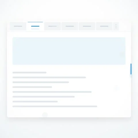 Minimalist Mobile App UI Design Mockup | Clean Interface Screen Template Stock Footage 347264982