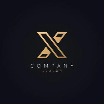 Minimalist Modern and Creative X letter logo icon design. House, Property Illustrazione stock