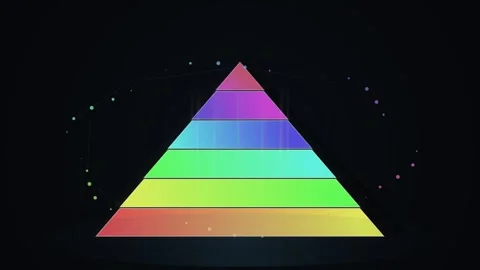 Minimalist modern geometric triangle background abstract design backdrop Stock Footage 344641125