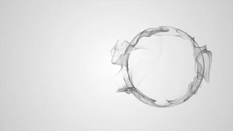 Minimalist monochrome sphere Stock Illustration