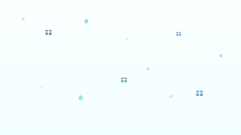 Minimalist motion background with falling blue elements Stock Footage 346926364