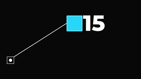Minimalist motion graphics animation Video stock 340613511