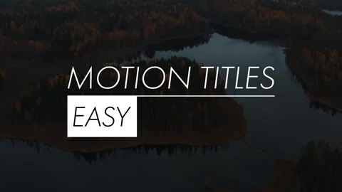 Minimalist Motion Graphics Pack - 20 Easy After Effects Titles After Effects素材